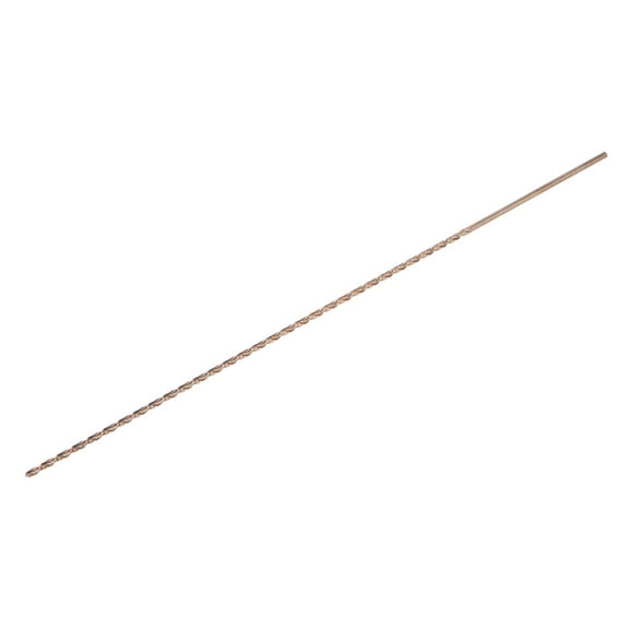 Uxcell M35 High Speed Steel Twist Drill Bit, Gold Oxide 4mm Drill Diameter 400mm Length