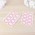 thumbnail image 3 of LEORX Red Simple Design Self-Adhesive Stickers 12 Sheets for Home Office and Classroom Organization, 3 of 8