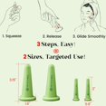 thumbnail image 4 of Set de ventosas faciales y herramienta facial Gua Sha Rena Chris Green, 4 of 7