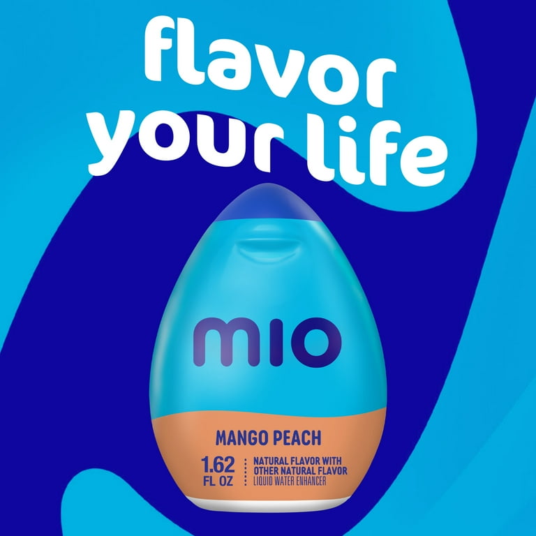 MiO Water Enhancer, Mango Peach 1.62 fl oz Bottle for Hydration