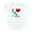 Cloud White, variant on CafePress - I Heart (Love) Brussels Sprouts Infant Bodysuit - Baby Light Bodysuit, Size Newborn - 24 Months