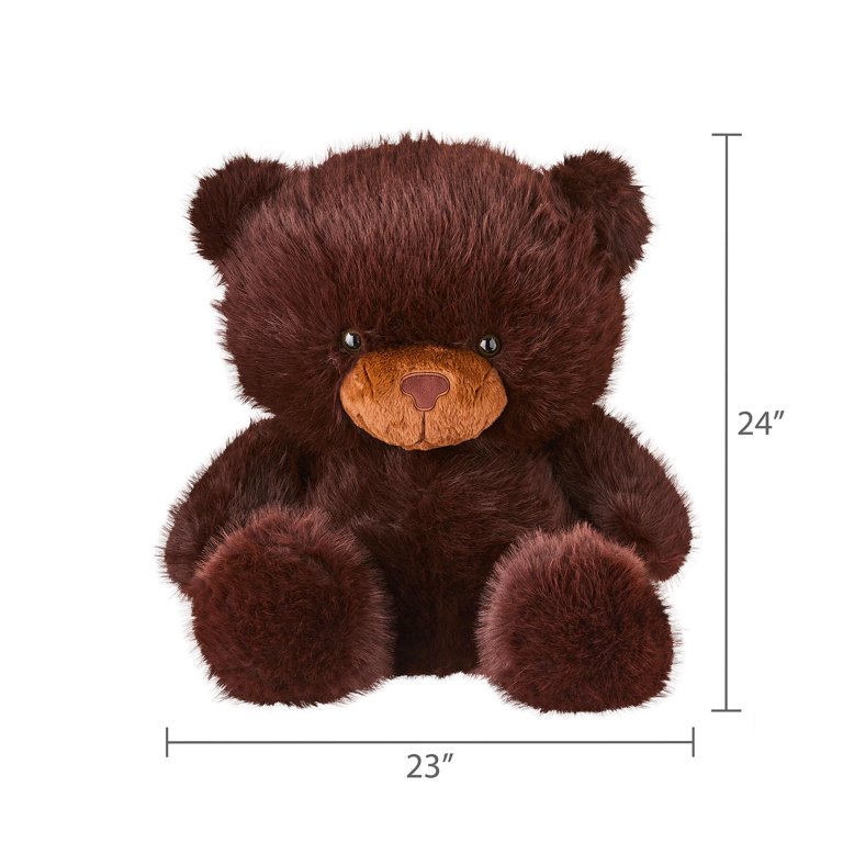Jumbo Bumble Bear Plush, Taupe, 24 Jumbo Bumble Bear Plush, Taupe, 24
