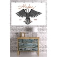 thumbnail image 3 of Alaska, Established 1959, Eagle, Icon (36x54 Giclee Gallery Art Print, Vivid Textured Wall Decor), 3 of 3
