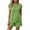 Green, variant on Zynoxe Womens Two Piece Matching Sets Summer Short Sleeve Top and Shorts Short Sets Cotton Linen Lounge Outfits for HomewearLight BlueS