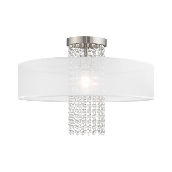 Livex Lighting - Bella Vista - 1 Light Flush Mount in Contemporary Style - 20