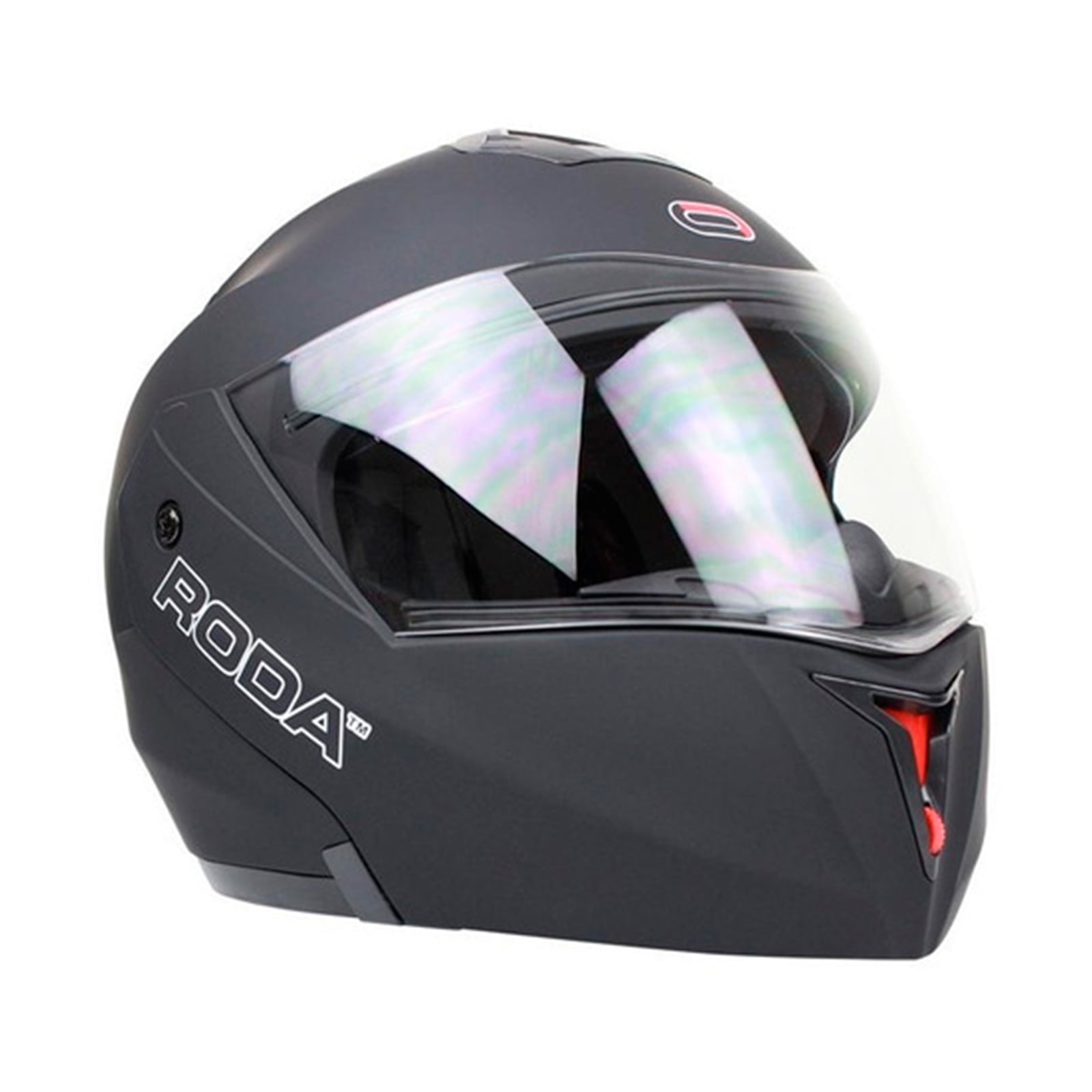 Casco Abatible Para Moto ABS Roda Revenge L Color Negro DOT Roda Revenge Bodega Aurrera en linea