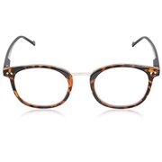 In Style Eyes Modern Oval Clear Frame Readers Tortoise +3.50