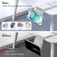 thumbnail image 4 of Wireless Charger for - 3 in 1 Charging Station for Apple Multiple Devices, Foldable Magnetic Mag-Safe Travel Charging Pad for iPhone 16 15 14 13 12 Pro Max Plus iwatch Watch & Airpods, 4 of 7