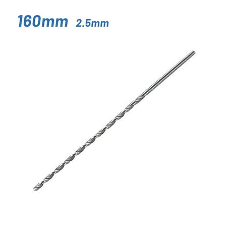 

BAMILL Diameter 1.5-5.5mm Length160-200mm Extra Long HSS Straight Shank Drill Bit