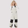 thumbnail image 2 of shoper Girls Snow Pants Size 6 Winter Coat and Snow Pants Set Overall Windproof Snowboard Outdoor Winter Kids Clothes Coat Beige 100, 2 of 7