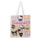 thumbnail image 1 of Sanrio Bolso de tela con estampado de lienzo para mujer, bolsa de compras reutilizable y estética, con cremallera interior, regalo para mujer,38*45cm., 1 of 6