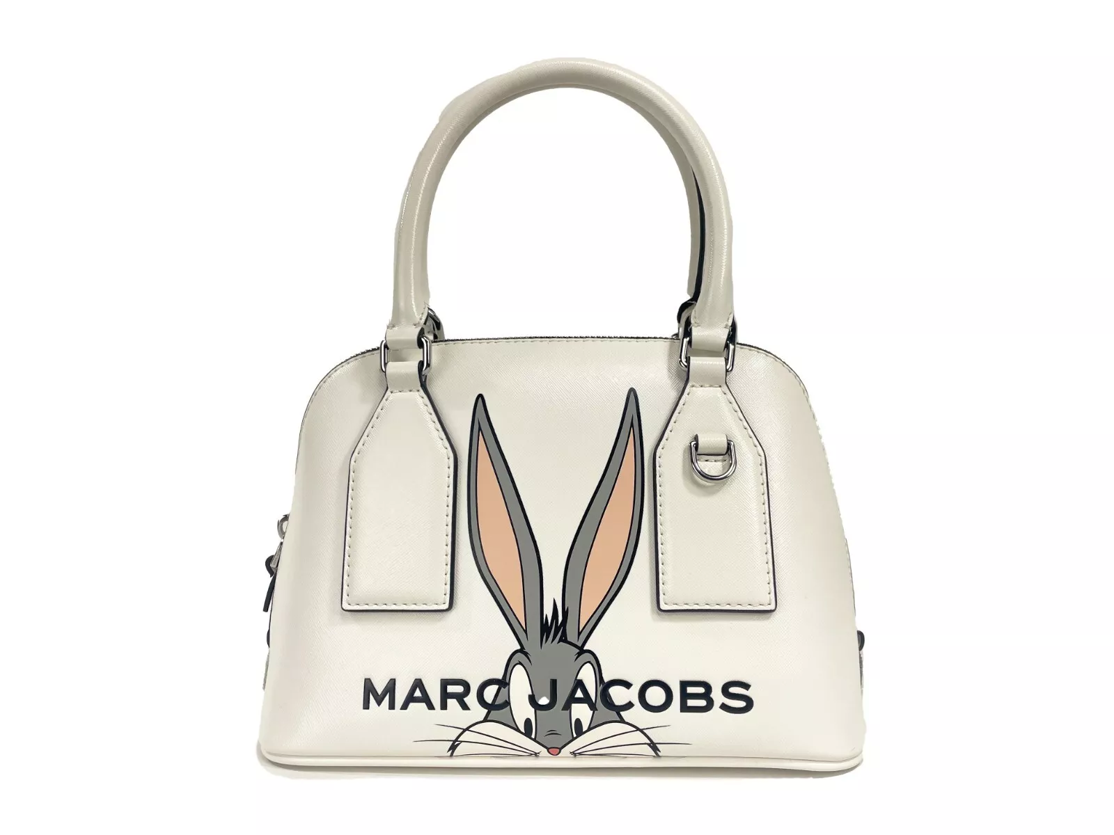 Marc Jacobs Small Black Saffiano Leather Dome Satchel Crossbody Bag Walmart