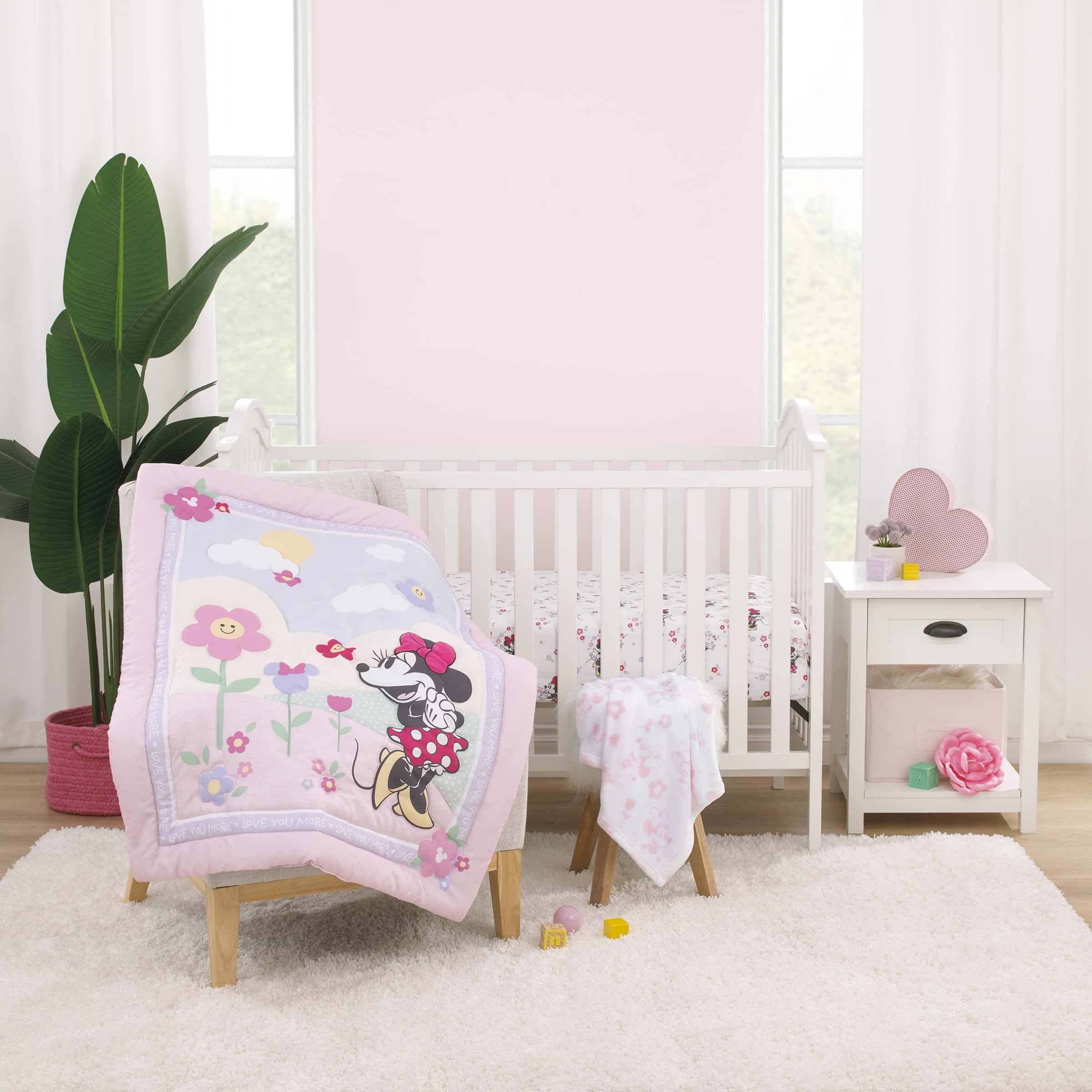 Disney Ariel Sea Treasures 4 Piece Crib Bedding Set Walmart