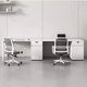 thumbnail image 4 of Standing Storage Office Desk Executive Drawers Modern Legs Computer Desks European Shelf Escritorios De Ordenador Furnitures My Lux Decor Round, 4 of 26