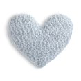thumbnail image 2 of Soft Blue Heart Shaped 10 x 11 inch Plush Polyester Decorative Throw Giving Pillow, 2 of 6