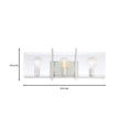 thumbnail image 5 of Designers Fountain Ethan Polished Nickel 3 Light Bathroom Vanity Light Fixture, 93603-PN, 5 of 5