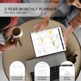 thumbnail image 3 of 2026-2028 Monthly Planner, 8.5x11": 24 Months (July. 2026 - June. 2028), Large Daily Blocks, Black, 3 of 6