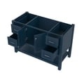 thumbnail image 3 of Alya Bath Wilmington 47"W Wood Vanity with No Top in Blue Finish, 3 of 3