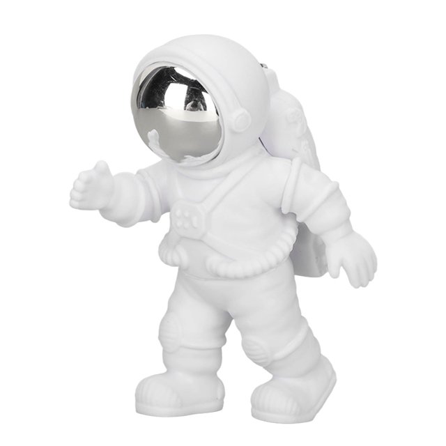 Fish Astronaut Ornaments, Floating Cute Look Adjustable Position Aquarium Floating Decorations Safe For Freshwater Blue ,Silver ,Golden