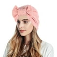 thumbnail image 2 of Prolriy Turbans for Women Muslim Turban Hatbow Hair Bonnet Head Scarf Wrap Cover Head Wraps Hats for Women Pink, 2 of 4