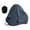 Blue, variant on OIUR Travel Neck Pillow with Hood Memory Foam U-shaped Pillow with Adjustable Drawstring Breathable Neck Cushion for Airplane Car Long Flights Road Trips