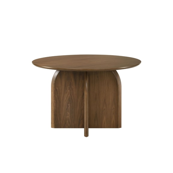 ACME Delmon Round Dining Table in Dark Walnut
