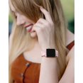 thumbnail image 3 of Correa de resina Upeak para Apple Watch Correa 41mm 40mm 38mm, Reemplazo liviano para correa de iWatch Mujeres Hombres, Pulsera de eslabones para Apple Watch Series 8/7/6/5/4/3/2/1/SE2/SE, Flor Rosa, 3 of 5