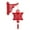 C, variant on sunsanly Chinese New Year DIY Lantern Kit Lucky Red Fu Wall Mount Hanging Lantern 3D Puzzle Hollow Out Spring Festival Lantern for Home Decor