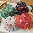thumbnail image 7 of Niusricy Christmas Bucket Hats Outdoor UV Protection Wide Brim Fishermen Hats Sun Caps for Men Women, 7 of 7