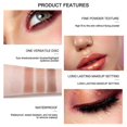 thumbnail image 2 of Eye Shadow Quad With Pearlescent And Matte Shades, Long-lasting And Smudge-proof, Perfect For Student's Daily Makeup., 2 of 5