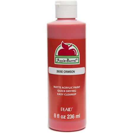 - Apple Barrel Crimson Matte Acrylic Paint Squeeze Bottle, 8 Fl. Oz.