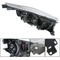 thumbnail image 3 of labwork Headlight Assembly Replacement for 2017-2019 Ford Escape Halogen w/o LED Chrome Headlamp Left Driver Side FO2502349, 3 of 8