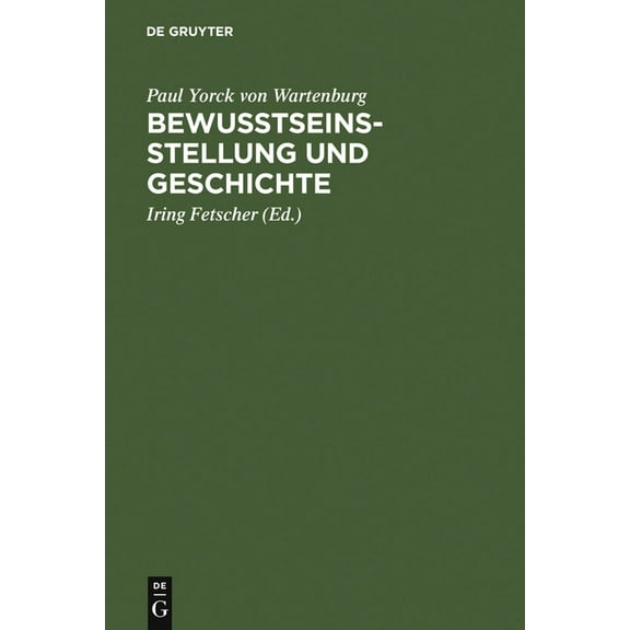 Bewusstseinsstellung und Geschichte (Hardcover)