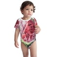 thumbnail image 2 of Yiaed Watermelon Splash Realism Art Print Infant Climbing Short Sleeve Onesie One-Piece Baby Bodysuit Clothes 0-12 Months -12 Months, 2 of 6