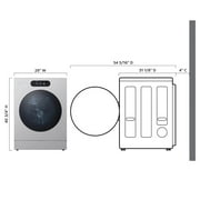 LG SIGNATURE 5.8 cu. ft. Smart Front Load Washer with TurboWash 360, ezDispense, Touch LCD Control & Built-In Intelligence – Model WM9900HSA