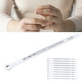 thumbnail image 1 of Finger Gauge, US Size Accurate Scale Smoothing Surfaces Plastic Clear Printing Finger Gauge Sizer  For Ring Shop, 1 of 8