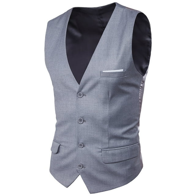 Jackets for Men,Mens Solid Breasted Suit V-Neck Button Suit Jackets Top,Suits for Men,Jacket for Men,Suit Jacket for Men