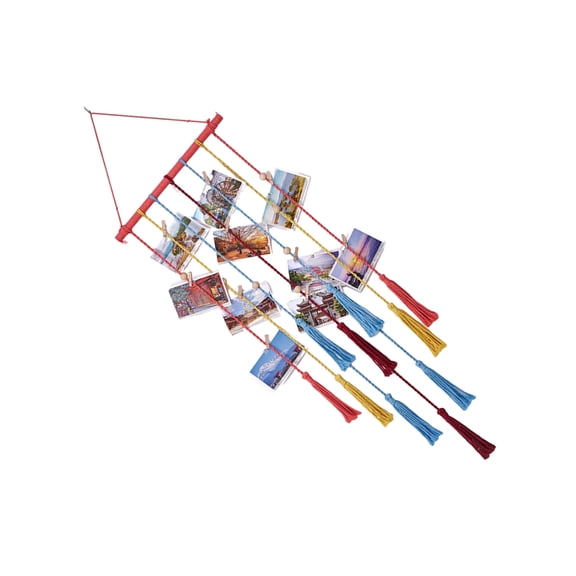 Tassels Hand-woven Macrames Wall Hangings Photo Clip Pictures Organizers Tapestrys for Decorations