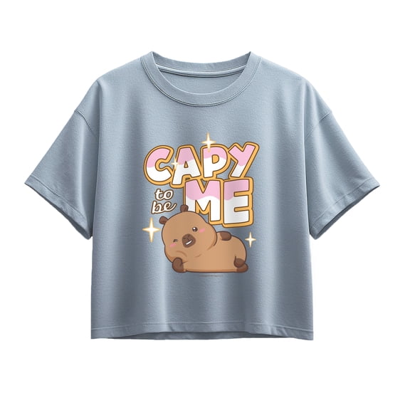 CapyFun - Capybara Capy to be Me - Youth Girls Boxy T-Shirt