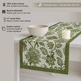 thumbnail image 4 of Vargottam Handcrafted Double Layer Cotton Table Runner - Vargottam Fabric Table Linen with Border - Machine Washable, Stylish Runner for Dining & Console Tables - Floral, 4 of 6