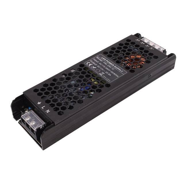 LED Power Supply Hollow Thickened Shell Strip Switching Power Supply Driver AC170‑260V 250W DC12V