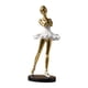 thumbnail image 1 of Estatua de bailarina, figura de resina para niña, estilo europeo, decoración de escritorio para el hogar, arte Estilo A Aureate, 1 of 9