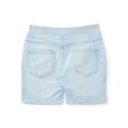 thumbnail image 2 of Wonder Nation Girls Knit Waistband Denim Shorts, Sizes 4-18 & Plus, 2 of 3