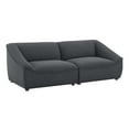 thumbnail image 2 of Modway Comprise 2-Piece Loveseat in Charcoal, 2 of 10
