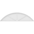 thumbnail image 3 of Ekena Millwork 82"W x 21-1/2"H x 2"P Segment Arch 3 Spoke Architectural Grade PVC Pediment, 3 of 7