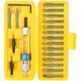 thumbnail image 1 of Screwdriver Bit Set, 20pcs Screw Driver Bit Tools with Double Use Revolving Head Speed Steel Drill Bits Kits for Electric Power Drill, 1 of 5