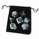 thumbnail image 4 of Paquete de 7 dados poliédricos para fiestas, juguetes D8, D10, D12 y D20 con bolsa para MTG RPG A, 4 of 6