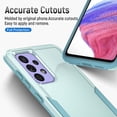 thumbnail image 6 of Samsung Galaxy A53 5G Case, Full Body Protection Durable Rubber Cover with Screen Protector, Mint, 6 of 12