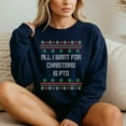 thumbnail image 4 of All I Want For Christmas Is PTO Ugly Office Party Sweater – T-Shirt, Hoodie & Sweatshirt – Holiday Humor – Office Workers &, 4 of 6