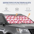 thumbnail image 4 of Windshield Sun Shade, Exotic Cute Alpaca Cactus Red Foldable Car Sun Shade Windshield For Front, 2 Pieces, 4 of 4